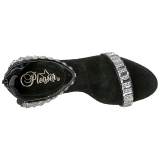 Pedras Strass 18 cm ADORE-769RS Cromo Plataforma Salto Alto