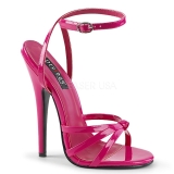 Pink 15 cm Devious DOMINA-108 sandálias de salto alto mulher