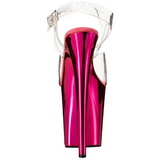 Pink 20 cm FLAMINGO-808 Cromo Plataforma Saltos Altos