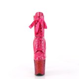 Pink glitter 20 cm FLAMINGO-1020HG botinha de saltos pole dance