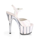Plataforma opala glitter 18 cm ADORE-710G sapatos de saltos pole dance