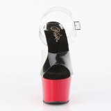 Plataforma vermelho 18 cm ADORE-708 sapatos de saltos pole dance