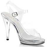 Prata 11,5 cm FLAIR-408 sapatos de travesti