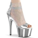 Prata 18 cm ADORE-765RM brilho plataforma zapatos mulher