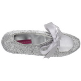 Prata Glitter 14,5 cm Burlesque TEEZE-10G Platform Scarpin Sapatos