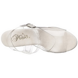 Prata Transparente 18 cm SKY-308 Plataforma Salto Agulha