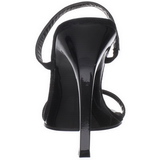 Preto 11,5 cm Fabulicious GALA-02 Mules Saltos Altos