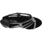 Preto 18 cm ADORE-798 calçados femininos com salto alto