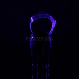 Preto 18 cm MOON-708FLM Plataforma Salto Agulha