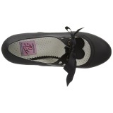 Preto 6,5 cm WIGGLE-32 retro vintage sapatos maryjane com salto grosso