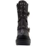Preto 9 cm SINISTER-201 botinha de mulher plataforma alternativos