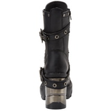Preto 9 cm SINISTER-201 botinha de mulher plataforma alternativos