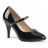 Preto Envernizado 10 cm DREAM-428 numeros grandes scarpin mulher