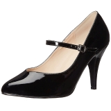 Preto Envernizado 10 cm DREAM-428 numeros grandes scarpin mulher
