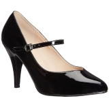 Preto Envernizado 10 cm DREAM-428 numeros grandes scarpin mulher