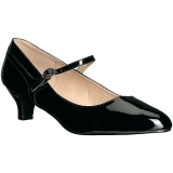 Preto Envernizado 5 cm FAB-425 numeros grandes scarpin mulher