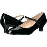 Preto Envernizado 5 cm FAB-425 numeros grandes scarpin mulher