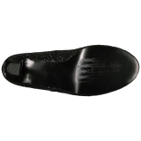 Preto Glitter 10 cm QUEEN-01 numeros grandes scarpin mulher