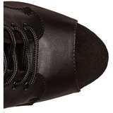 Preto Imitação Couro 18 cm ADORE-1021 botinha plataforma salto alto