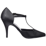 Preto Imitação de couro 10,5 cm VANITY-415 Scarpin Saltos Altos para Homens