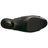 Preto Imitação de couro 18 cm ADORE-3019 Plataforma botas alta até a coxa