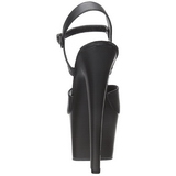 Preto Imitação de couro 18 cm Pleaser SKY-309 Plataforma Salto Agulha