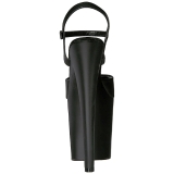 Preto Imitação de couro 20 cm Pleaser XTREME-809 Saltos Altos Plataforma