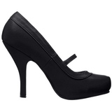 Preto Vegano 12 cm retro vintage CUTIEPIE-02 sapatos scarpin salto alto