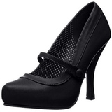 Preto Vegano 12 cm retro vintage CUTIEPIE-02 sapatos scarpin salto alto