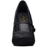 Preto Vegano 12 cm retro vintage CUTIEPIE-02 sapatos scarpin salto alto