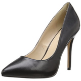 Preto Vegano 13 cm AMUSE-20 Scarpin Saltos Altos para Homens