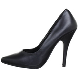 Preto Vegano 13 cm SEDUCE-420 scarpin de bico fino salto alto