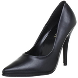 Preto Vegano 13 cm SEDUCE-420 scarpin de bico fino salto alto