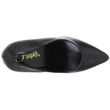 Preto Vegano 13 cm SEDUCE-420 scarpin de bico fino salto alto
