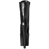 Preto Vegano 18 cm XTREME-1020 botinha com plataforma salto alto