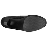 Preto Vegano 18 cm XTREME-1020 botinha com plataforma salto alto