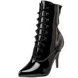 Preto Verniz 10,5 cm VANITY-1020 Botinha Mulher para Homens
