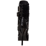 Preto Verniz 13,5 cm INDULGE-1026 Botinha Mulher para Homens