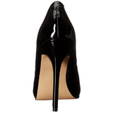 Preto Verniz 13 cm AMUSE-20 Scarpin Saltos Altos para Homens
