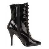 Preto Verniz 13 cm SEDUCE-1020 Botinha Mulher para Homens