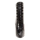 Preto Verniz 13 cm SEDUCE-1020 Botinha Mulher para Homens