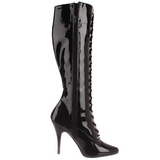 Preto Verniz 13 cm SEDUCE-2020 Botas Mulher para Homens