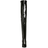 Preto Verniz 13 cm SEDUCE-3063 bota acima do joelho longas