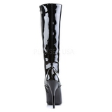 Preto Verniz 15 cm DOMINA-2020 Botas Mulher para Homens