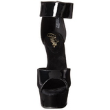 Preto Verniz 15 cm Pleaser DELIGHT-670-3 Plataforma Salto Agulha