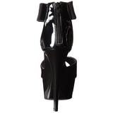 Preto Verniz 15 cm Pleaser DELIGHT-670-3 Plataforma Salto Agulha