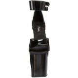 Preto Verniz 20 cm XTREME-875 Plataforma Sapatos Salto Alto