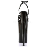 Preto Verniz 25,5 cm Pleaser BEYOND-012 Saltos Altos Plataforma