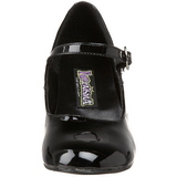 Preto Verniz 5 cm SCHOOLGIRL-50 classico calçados scarpini