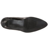 Preto Verniz 8 cm DIVINE-440 Scarpin Saltos Altos para Homens